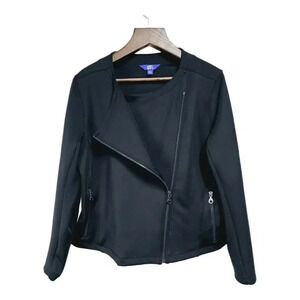 JoyLab black neoprene biker jacket xxl